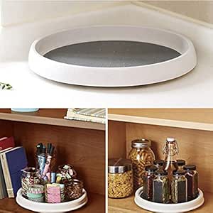 Aojuy Cocina Aderezo Botella Bandeja de Almacenamiento Giratorio