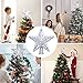 Yostyle Christmas Tree Topper with LED Snowflake Projector Lights, Lighted Star Topper for Christmas Tree Decorations