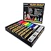 Liquid Chalk Wet Erase Markers - 8 Color Set - Comes in 8 Vibrant, Neon Colors - 5MM Chisel Tips for Wide & Narrow Strokes - No-Drip/Mess - Artist Markers