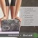 Gaiam Yoga Block – Supportive Latex-Free EVA Foam Soft Non-Slip Surface for Yoga, Pilates, Meditation, Purplethumb 3
