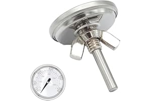 Grill Thermometer 150-600°F 100-300°C Stainless Steel BBQ Temp Gauge 4.5 cm for Weber for Spirit 200/300 Series E/S 210 220 3