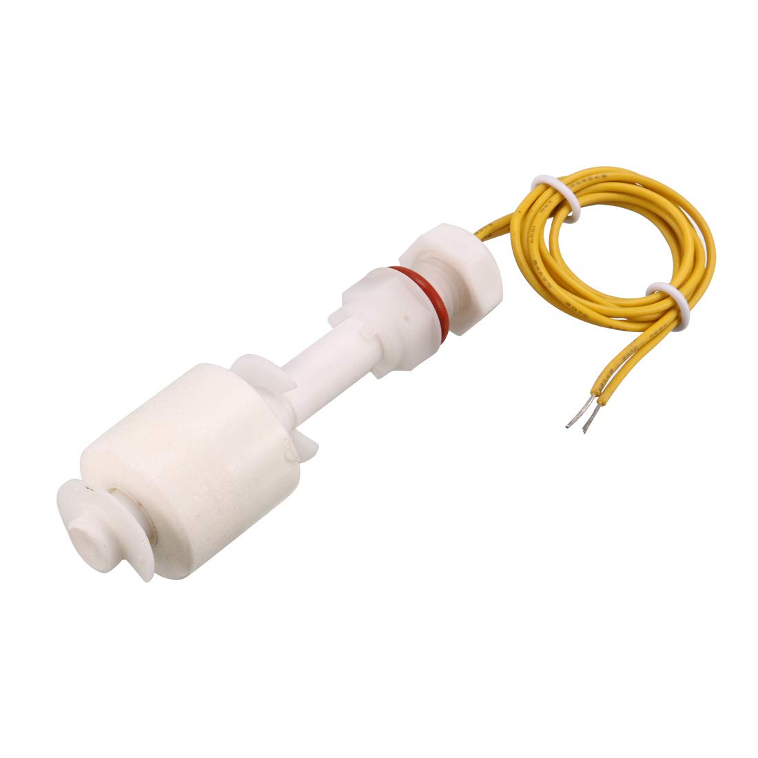 sourcingmap PP Float Switch for Water Pump Tank Liquid Water Level Sensor M10 White
