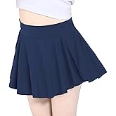 Hvididan Skort Girls, Athletic Skirts for Tennis Golf, Butterfly Flowy Shorts for Kids, Shorts with Pocket