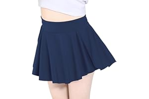 Hvididan Skort Girls, Athletic Skirts for Tennis Golf, Butterfly Flowy Shorts for Kids, Shorts with Pocket