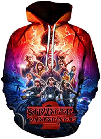 Stranger Things Season 2 New For 3d Hoodies Hoodie Sweatshirt Athletic Pullover Color as The Picture S