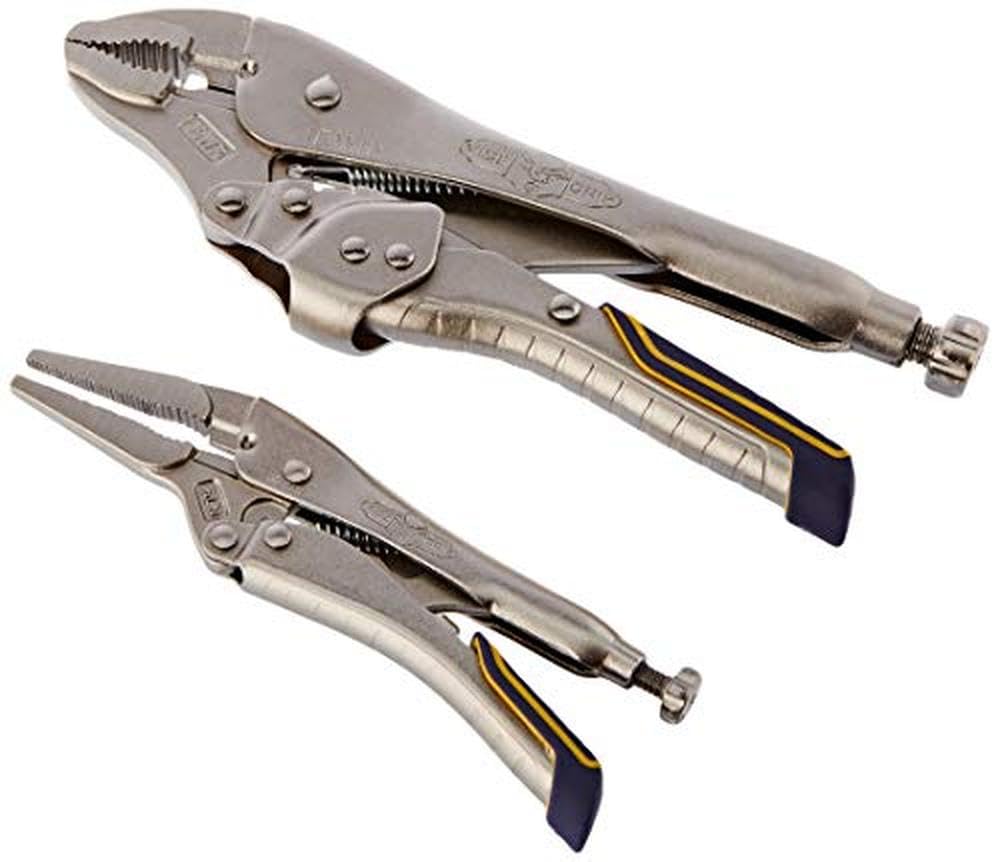 Irwin T77T3 Visegrip 10RW & 6LN Fast Release Locking Plier Set, 2 Pieces