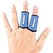 Sports Elastic Finger Sleeves Support Thumb Brace Protector Breathable Elastic Finger Tape for Basketball, Tennis,Baseball, Cycling, Volleyball, Badminton, Boating A71 BU-L