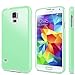 Beyond Cell Gem Shield® Durable Flexible TPU Silicone Case for Samsung Galaxy S5(Sprint, Verizon, At&t) - Glitter Mint - 1 pack - Retail Packaging