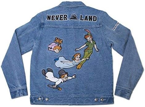 Amazon 並行輸入 ディズニー ピーターパン デニムジャケット Never Land Denim Jacket M コート ジャケット 通販