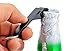 Epic 91-246 Small Matte Black Metal Keychain Buddy Bottle Opener with Key Ring