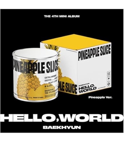 Amazon.com: (EXO) BAEKHYUN 4th Mini Album HELLO, WORLD