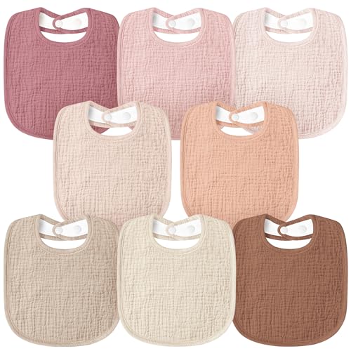 Susurration Muslin Baby Bibs Baby Bibs 8 Pack