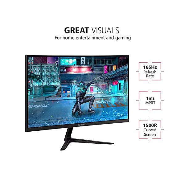 ViewSonic-VX2718-PC-MHD-27-inch-1080p-HD-Curved-Monitor-165Hz-1ms-Dual-Integrated-Speakers-Adaptive-Sync-DisplayPort-2x-HDMI-for-Home-Entertainment-and-Gaming ViewSonic VX2718-PC-MHD 27-inch 1080p HD Curved Gaming Monitor, 165Hz, 1ms, Dual Integrated Speakers, Adaptive Sync…