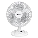 BEYOND BREEZE Oscillating Table Fan Quiet 3-Speed