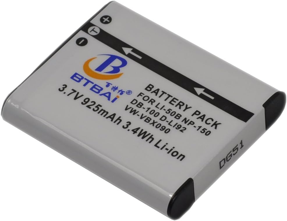 D-Li92 Battery+Charger AC Single for DLi92 D-L192 DL192 D-BC92 Optio I10 RX18 RZ10 RZ18 WG1 WG2 WG10 WG-10 WG20 WG-20 WG-3 WG3 WG30 WG-30 WG4 WG-4 WG-40 wG-50 WG-60 wG-70 WG-80 Camera Battery k1a - Image 4