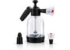 Snow Foam Pulverizador de Espuma Manual Borrifador 2 L | Alta Pressão, 3 Bicos, Espuma Automotivo, Lavagem Carro, Moto, Limpeza Jardim