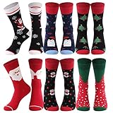 Cute Crew Socks Stylish, diwollsam 3/5/6 Pairs Men's Women's Colorful Designb Gift Casual Sport Socks