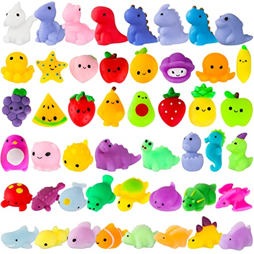 MGparty 48 PCS Squishies Toys Bulk Mochi Squishy