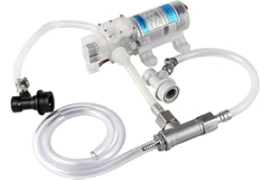 1pc Homebrew Gas Fermentation Pump - Quick Carbonation Device for 5 Gallon Kegs | Speed Up Beer Secondary Fermentation(United