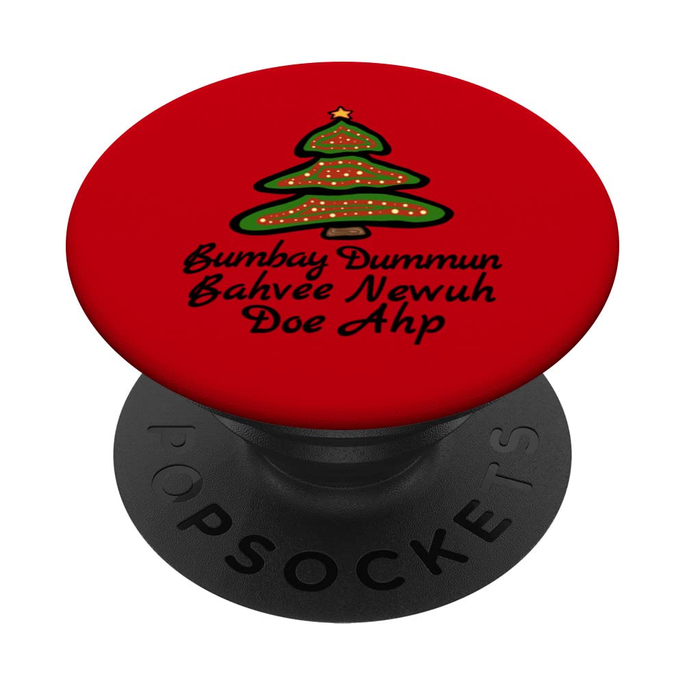 Merry Christmas Eastern Shoshone Nation Language Holiday PopSockets Swappable PopGrip