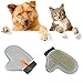 2 Pack 3-in-1 Grooming Glove - Pet Grooming Tool + Furniture Hair Remover Mitt + Men Shampoo Scalp Massage Brush For Cat & Dog with Long Hair - Gentle Shedding Brush - Soft Groomer Mitt