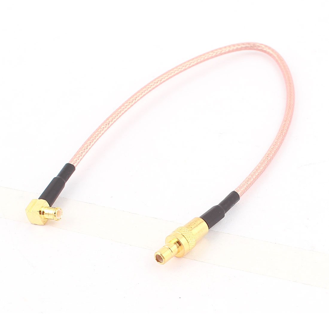 sourcing map SMB Male to MCX Male Right Angle Adapter RG316 Coaxial Cable 20cm