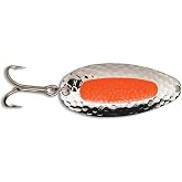 Blue Fox Pixiee Spoon, 1/2-Ounce, Nickel/Fluorescent Orange