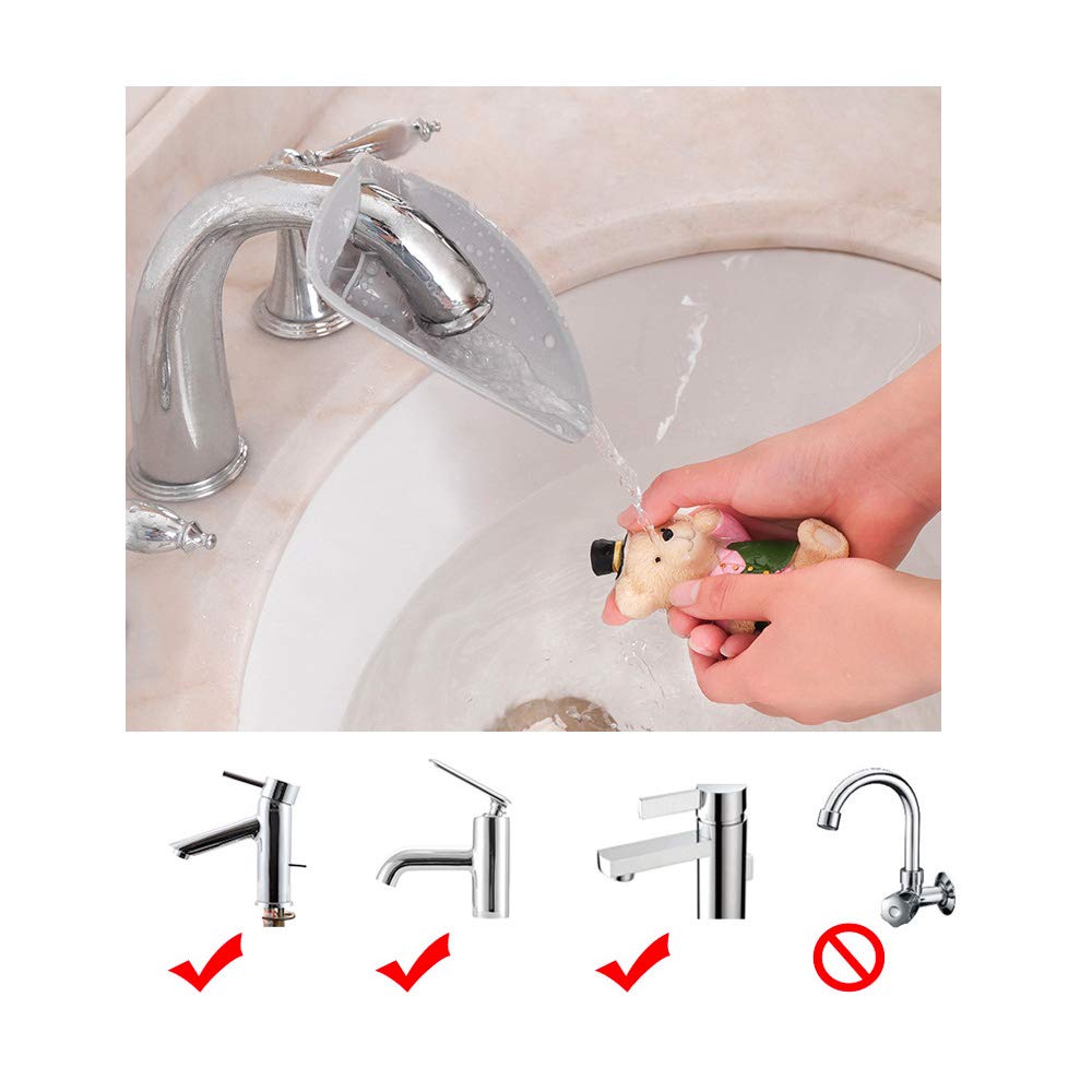 NEOGEAR Folding Step Stools & Faucet Extenders for Kids 2-Pack (Pink)