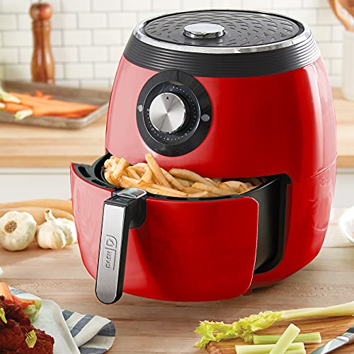 Dash Deluxe Electric Air Fryer + Oven Cooker with Temperature Control, Nonstick Fry Basket