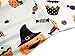 FENSACE Womens Short Sleeves Casual A-Line Halloween Pumpkin Dress, Candy, Medium