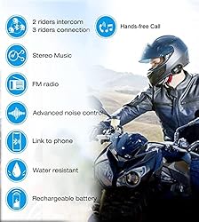 Motorcycle Helmet Bluetooth Intercom Kit, Motorbike