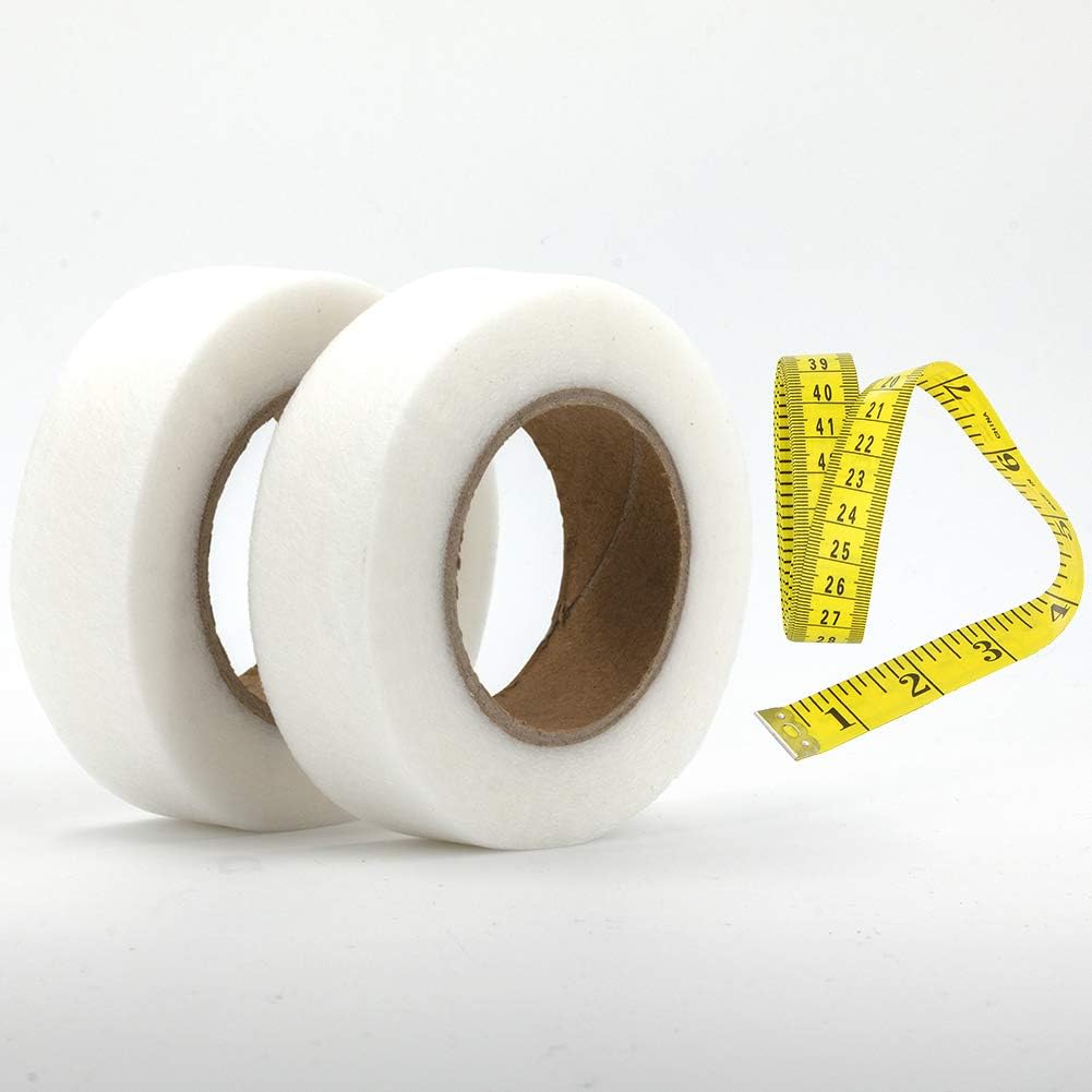2 Pack 55 Yard 25mm Wonder  Hemming Tape Hem Tape Adhesive Fabric