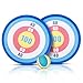 Paddle Catch Ball and Toss Game ,Throw Catch Ball Set 9.1’’ Hand-held Stick Disc with 2 Paddles and 1 Ball Compatible Kids