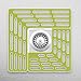 Joseph Joseph SinkSaver Adjustable Sink Protector Mat Two Grid Sections Fits Different Drain Positions Non-Slip, Green