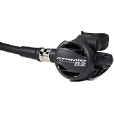 Atomic Aquatics B2 Second Stage only, 32" hose, Black