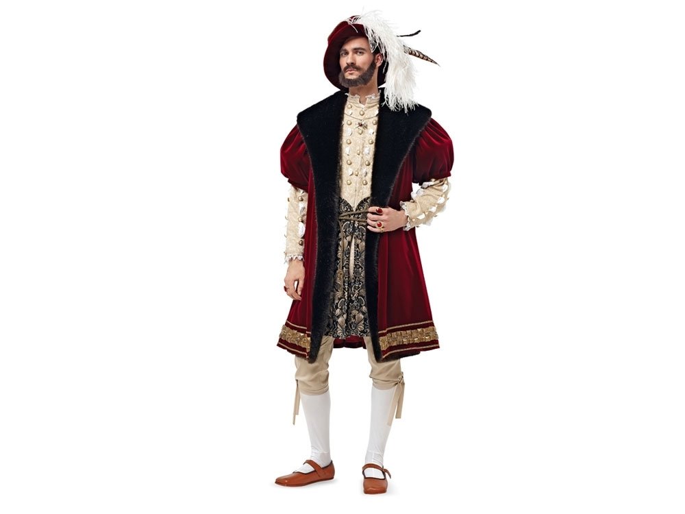 Burda Style Sewing Pattern B6887 Men's Renaissance Costume