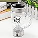 Self Stirring Mug iPstyle 350ml Self Stirring Coffee Mug Perfect Double Insulated Electric Coffee Cup / Coffee Mug Automatic Perfect Gift (350ML - Handle)