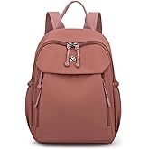 Tanweibago Mini Nylon Women Backpacks,11L Small Ladies backpacks Casual Lightweight Women Shopping Travel Daypack (Z3-Caramel)