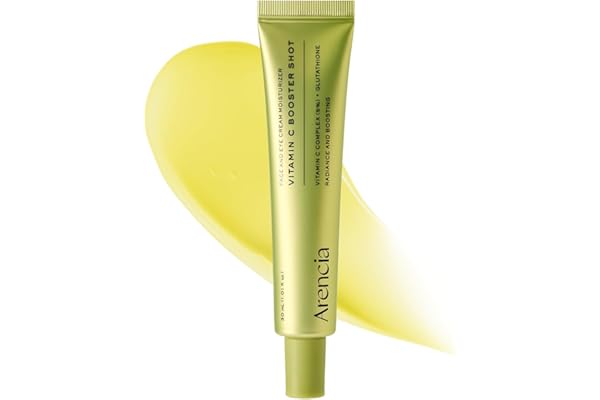 Arencia Vitamin C Booster Shot Serum with Glutathione, Niacinamide and Vitamin E for Dark Spot Care, Fine Lines & Wrinkles, G