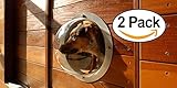 2-Pack Pet Love Fence Bubble Window for Pets and Dogs Peek Clear View; Solution for less dog barks Happy Neighbors
