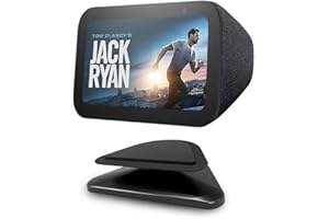 All-New Stand for Echo Show 5 (3rd Gen) | Adjustable Design to Improve Viewing Angle | Swivel and Tilt | Compatible with Alex