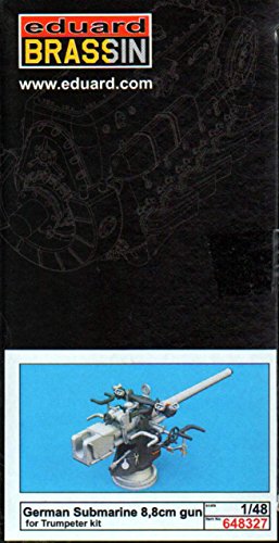 EDU648327 1:48 Eduard Brassin German Submarine 8.8cm Gun (TRP kit) [MODEL KIT ACCESSORY]