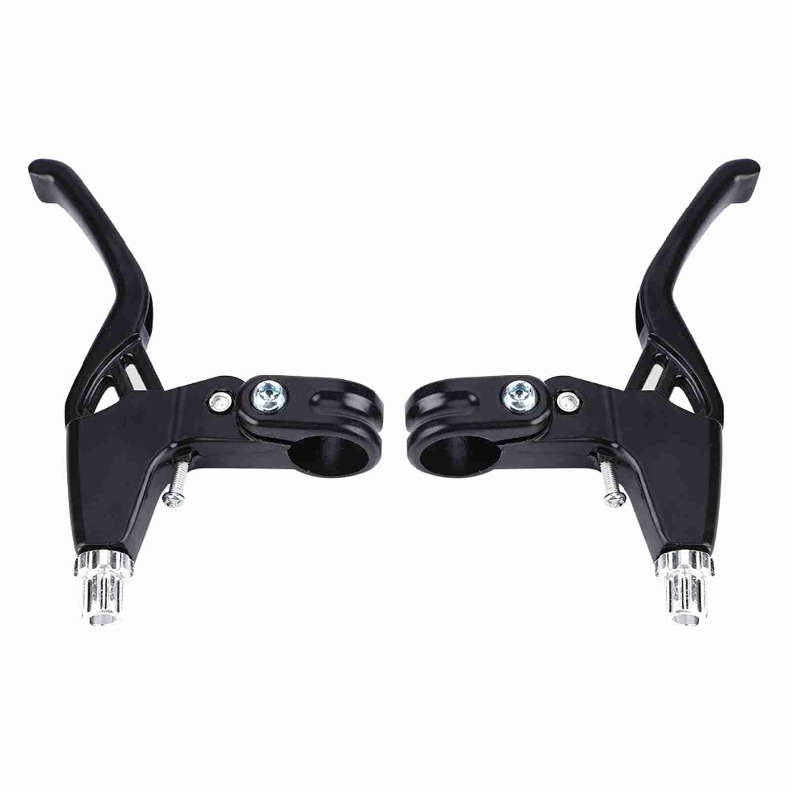 Bike Brake Level Handles Aluminium Alloy Hand Brakes Fixed Gear Brake Handles for Most Bicycles Road Bikes Accessorie Black