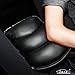 GAMPRO Luxury PU Soft Leather Car Center Console Cushion(11x 8.6 inches) Vehicle Seat Cushions Armrest Pillow Pad for Car Motor Auto Vehicle, Raises Your Center Console.(Black)