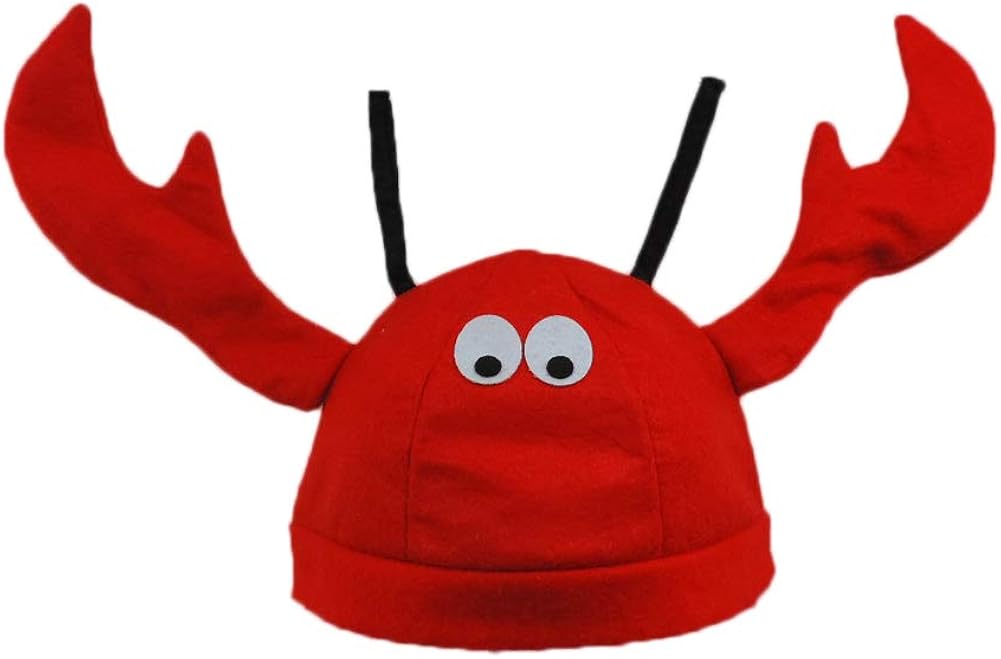 Novelty Hat Lobster Crawfish Seafood Clothing