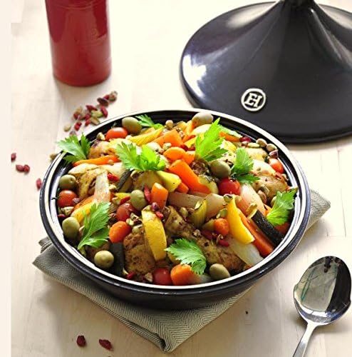 Emile Henry Eh349532 Tajine Céramique Rouge Grand Cru 3,5L Ø32 cm