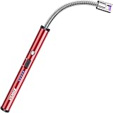 VEHHE Lighter Rechargeable Candle Lighter with Safety Switch Flexible Neck