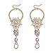 Holylove 1 Pair 2 Color Crystal Foot Jewelry for Women Barefoot Sandals Beach Wedding with Gift Box (Crystal AB039)