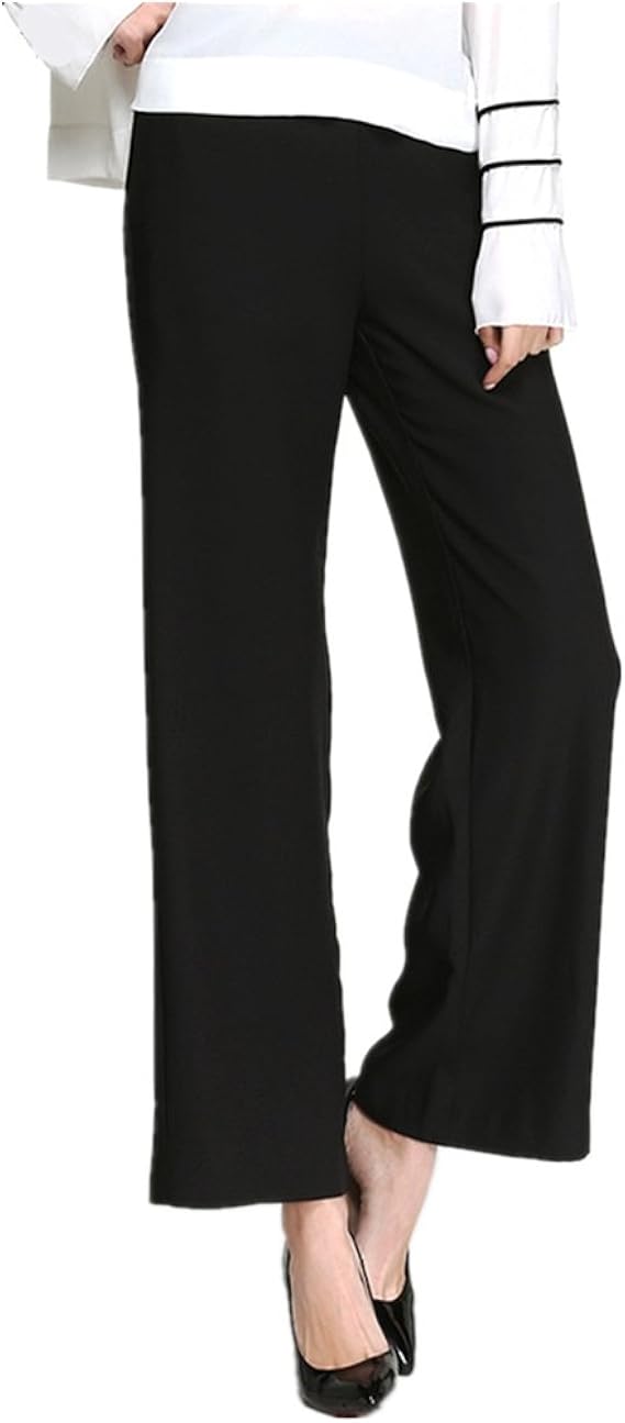 high waisted black suit pants