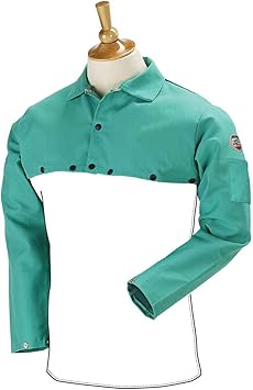 Black Stallion F2 21cs 9oz Green Fr Cotton Welding Cape Sleeve X Lar Protective Work And Lab Clothing Amazon Com
